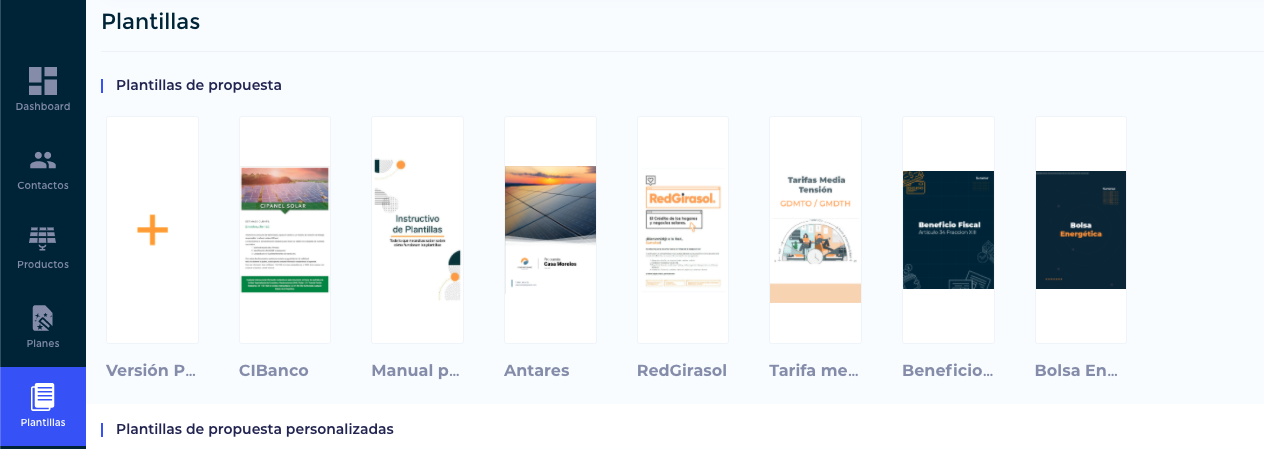 propuesta solar personalizacion