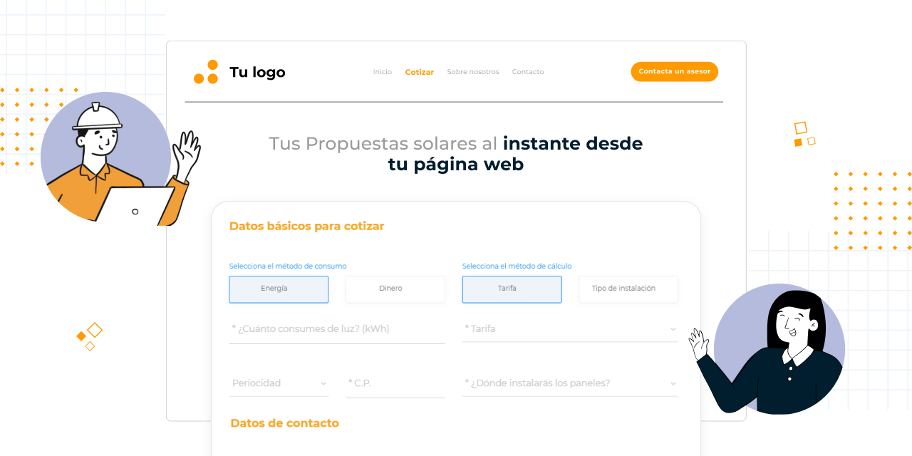 Propuestas solares cotizador web portada